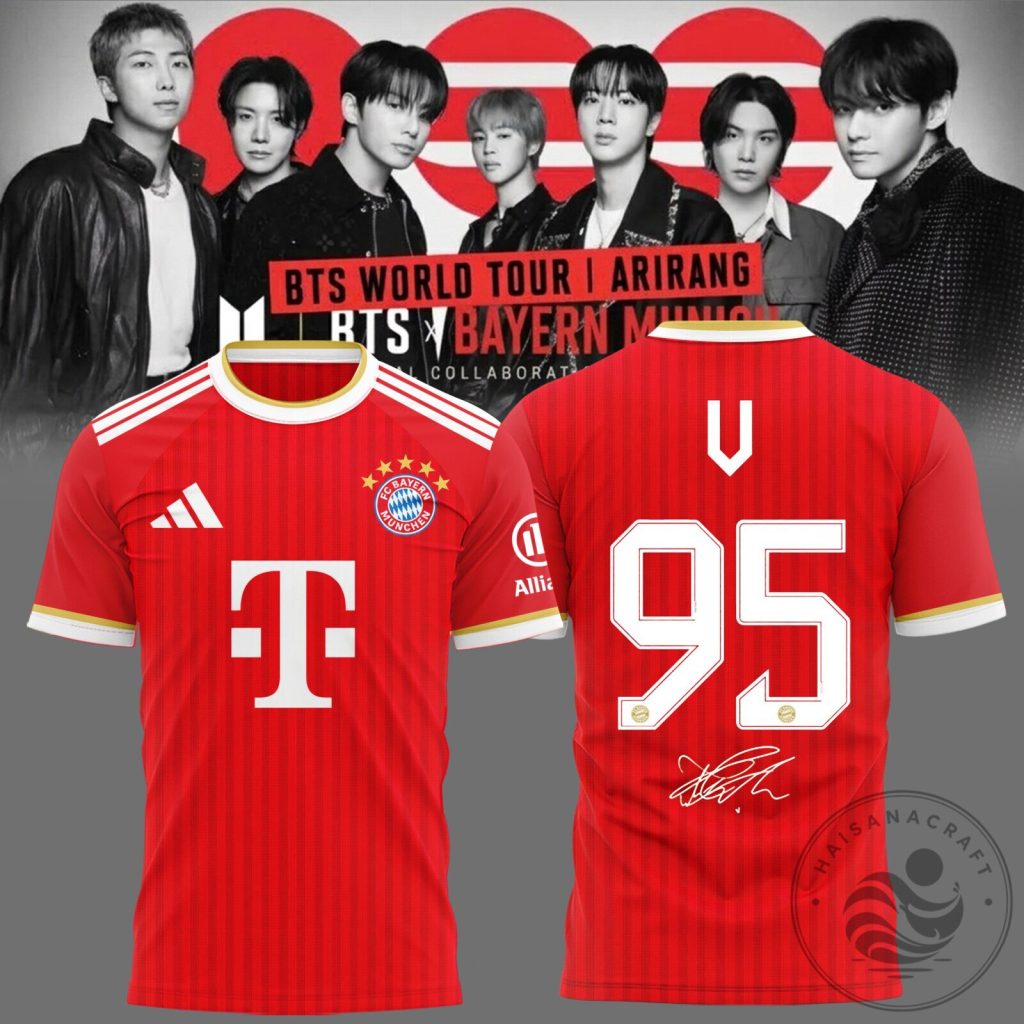 Limited Edition ‘ARIRANG’ Shirt for BTS WORLD TOUR in Munich Limited Edition ‘ARIRANG’ Shirt for BTS WORLD TOUR in Munich