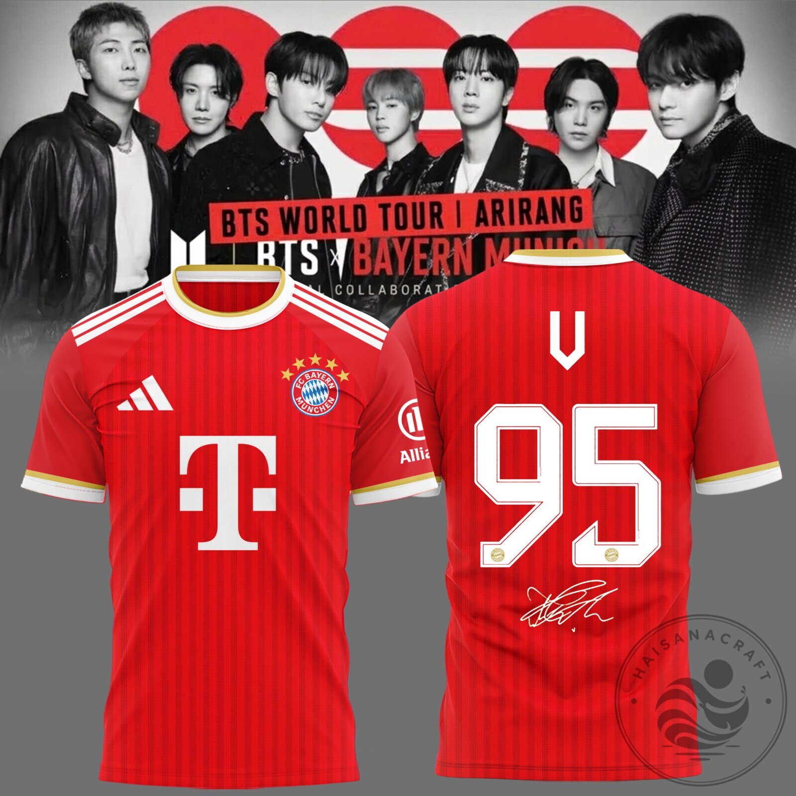 Limited Edition ‘ARIRANG’ Shirt for BTS WORLD TOUR in Munich