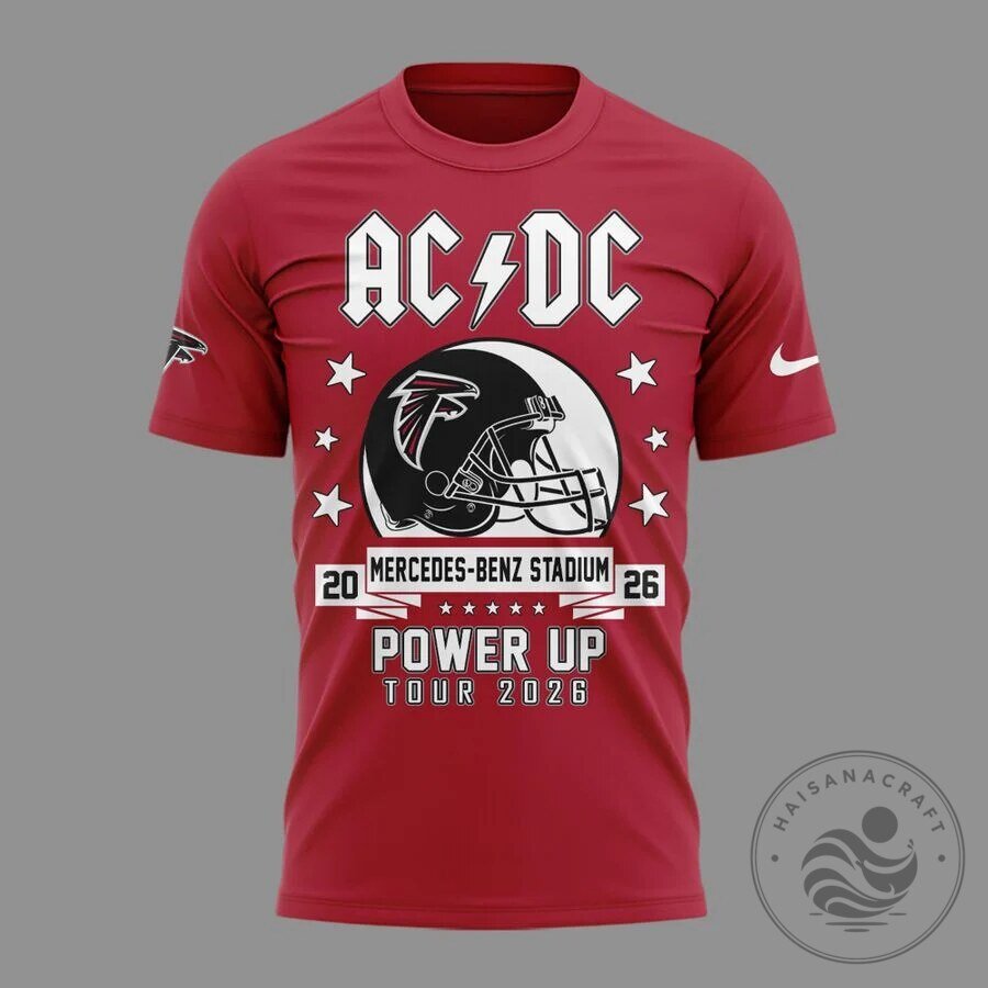 2026 AC/DC Power Up Tour T-Shirt for Atlanta Falcons at Mercedes-Benz Stadium 8 2026 AC/DC Power Up Tour T-Shirt for Atlanta Falcons at Mercedes-Benz Stadium