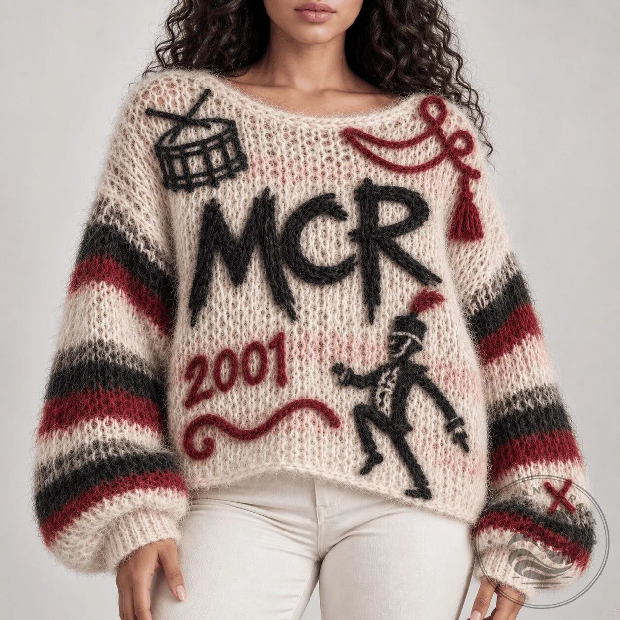 My Chemical Romance 2001 Open Knit Sweater