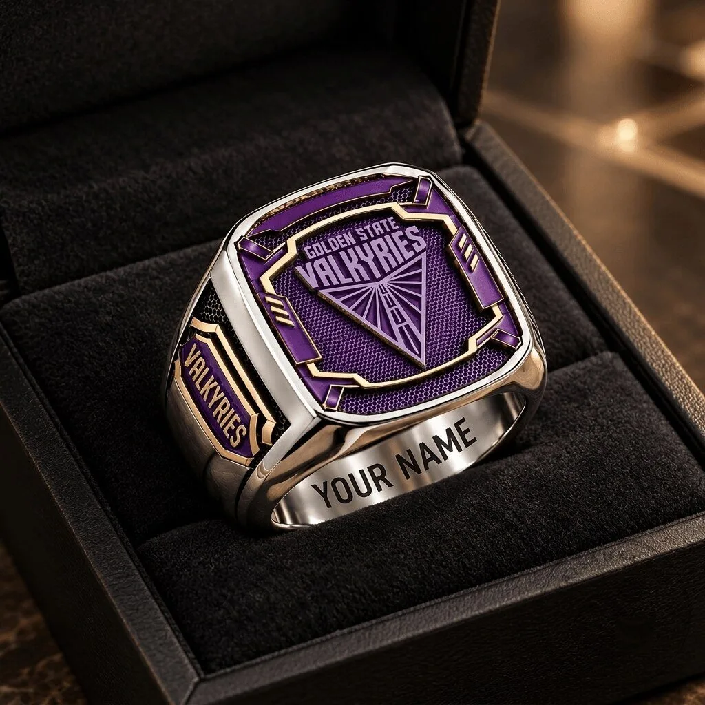Golden State Valkyries WNBA Basketball Team Fan Championship Ring