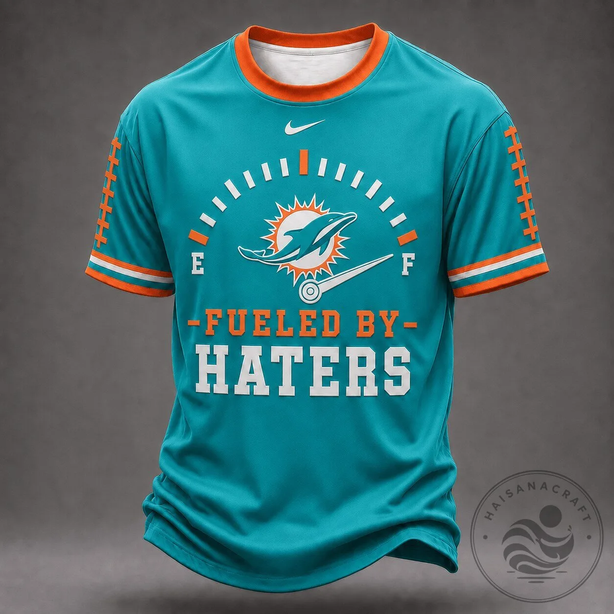 Miami Dolphins Fueled By Haters Football Team Fan T-Shirt