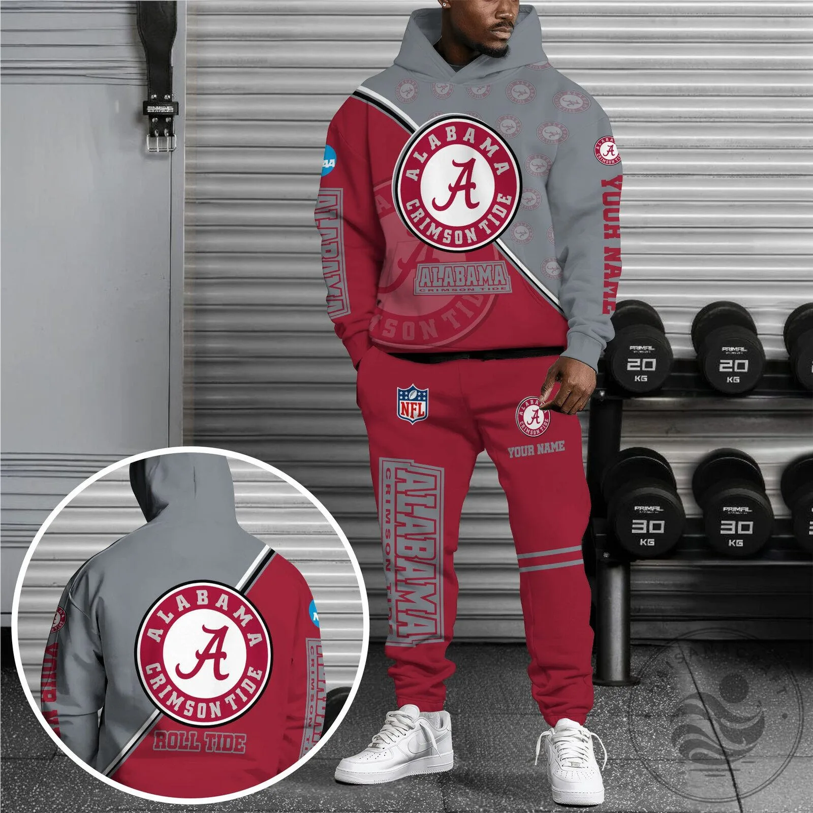 Alabama Crimson Tide Hoodie and Sweatpants Set