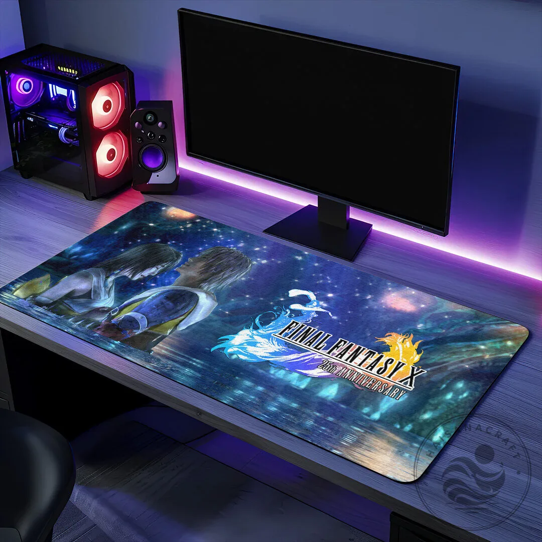 Custom Gaming Desk Mat for Final Fantasy X 25th Anniversary featuring RGB Lighting 11 Custom Gaming Desk Mat for Final Fantasy X 25th Anniversary featuring RGB Lighting