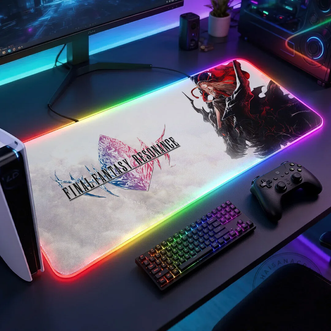 Final Fantasy Resonance Custom Gaming Desk Mat with LED Lighting 8 Final Fantasy Resonance Custom Gaming Desk Mat with LED Lighting