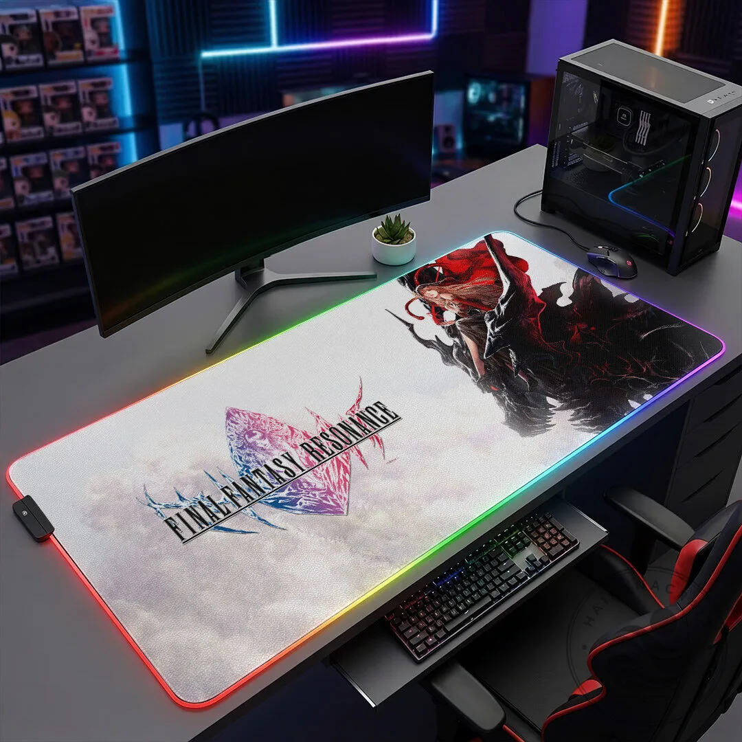 Final Fantasy Resonance Custom Gaming Desk Mat with LED Lighting 9 Final Fantasy Resonance Custom Gaming Desk Mat with LED Lighting