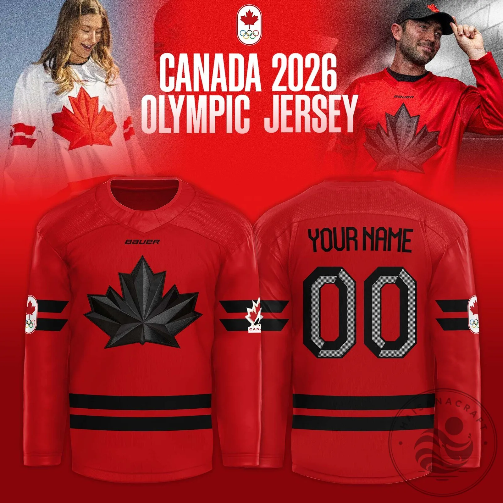 Canada 2026 Olympic Hockey Jersey - Red - BTF Trend