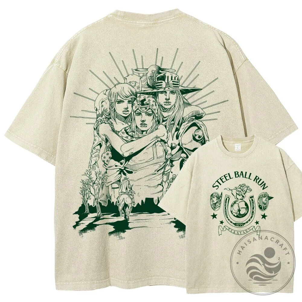 Jojo's Bizarre Adventure Steel Ball Run Anime Manga Graphic T-Shirt