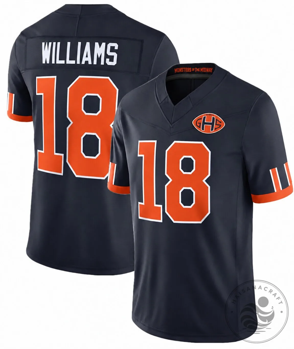 Monsters of the Midway Williams 18 Football Team Fan Jersey