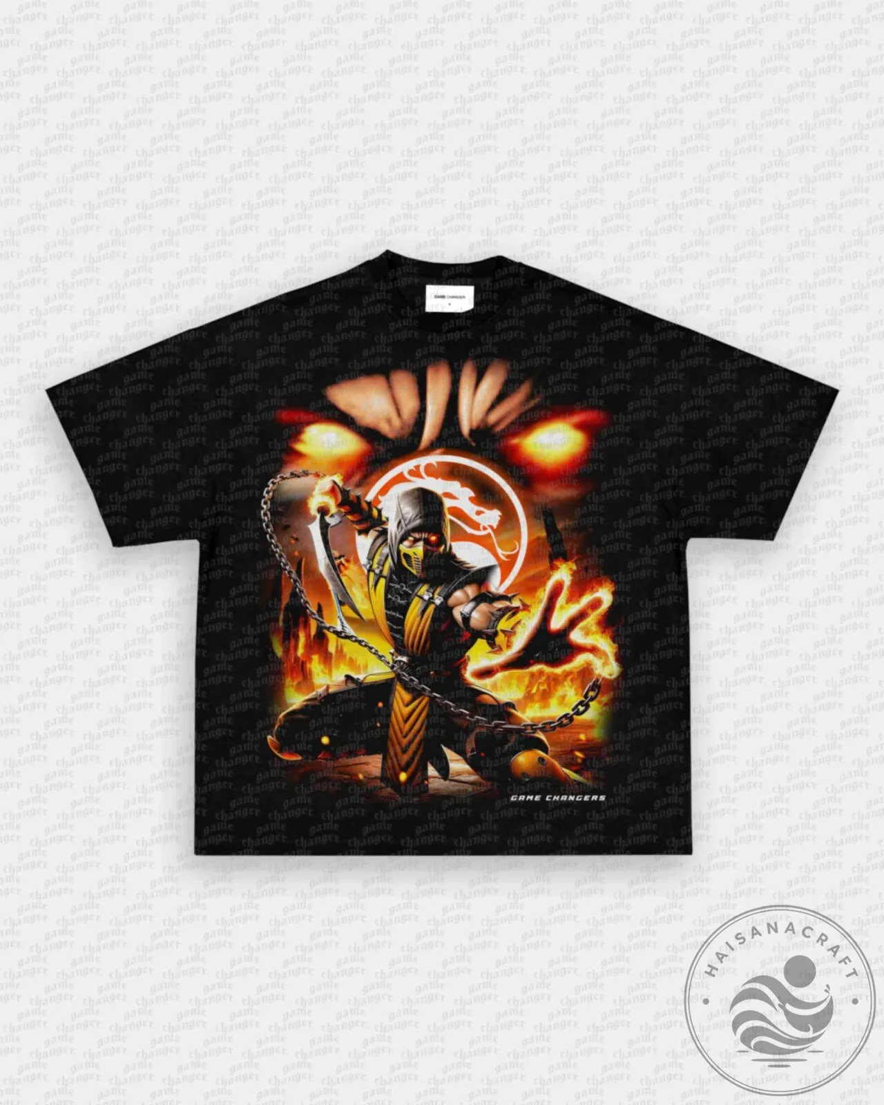 Mortal Kombat Scorpion Video Game Character T-Shirt