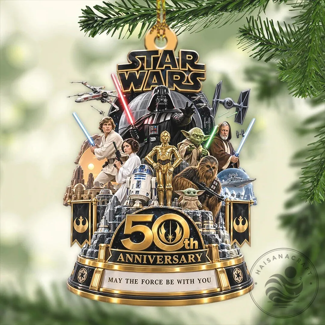 Star Wars 50th Anniversary May The Force Be With You Acrylic Ornament 4 Star Wars 50th Anniversary May The Force Be With You Acrylic Ornament