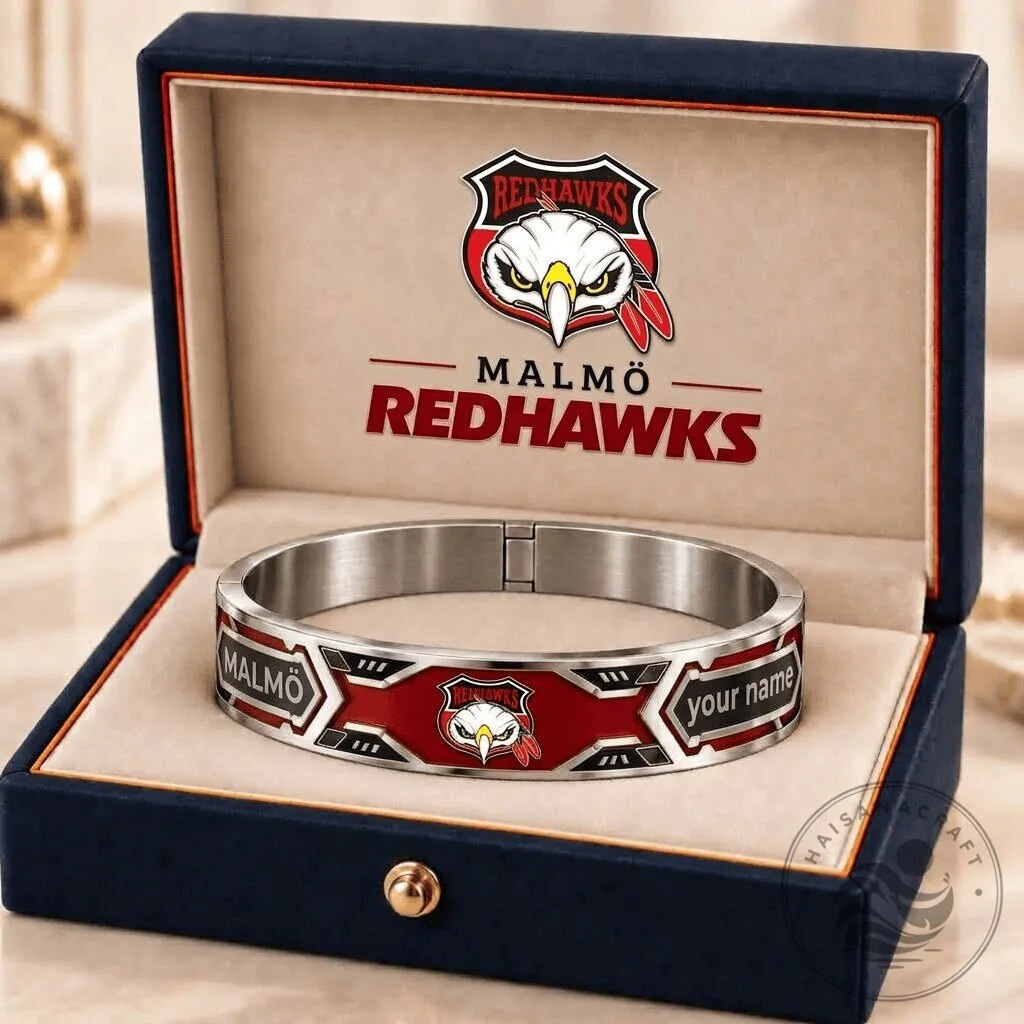 Malmö Redhawks Ice Hockey Team Personalized Bracelet