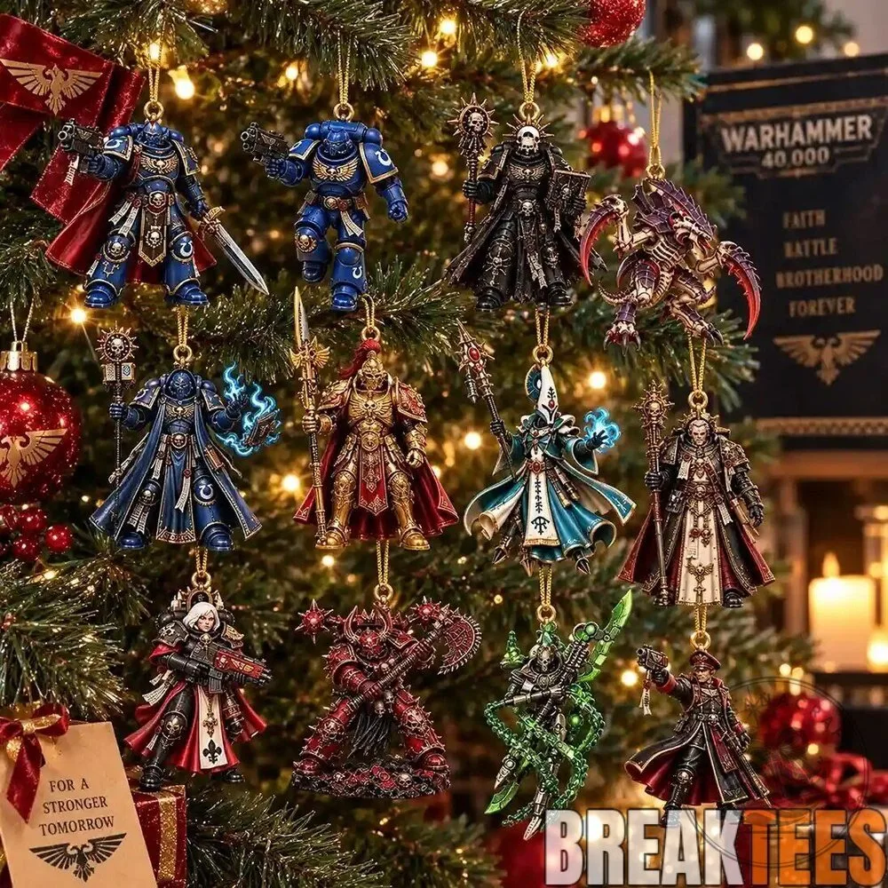 Warhammer 40,000 40th Anniversary 2026 Advent Calendar Christmas Ornament Set 2D 8 Warhammer 40,000 40th Anniversary 2026 Advent Calendar Christmas Ornament Set