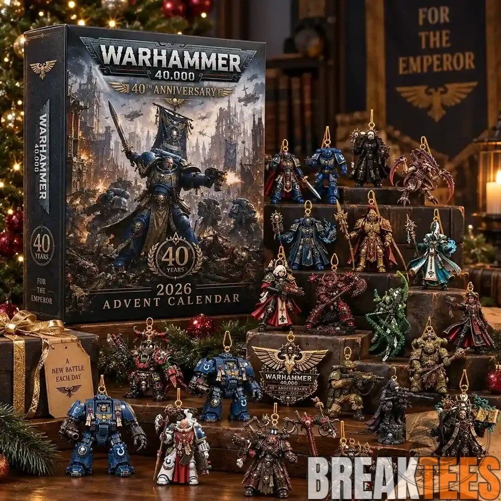 Warhammer 40,000 40th Anniversary 2026 Advent Calendar Christmas Ornament Set 2D 9 Warhammer 40,000 40th Anniversary 2026 Advent Calendar Christmas Ornament Set