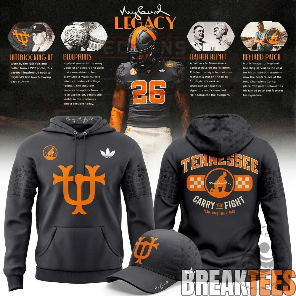 Tennessee Volunteers Neyland Legacy Football Team Hoodie