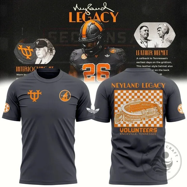 Knoxville Volunteers T-Shirt - Neyland Legacy for Tennessee Football