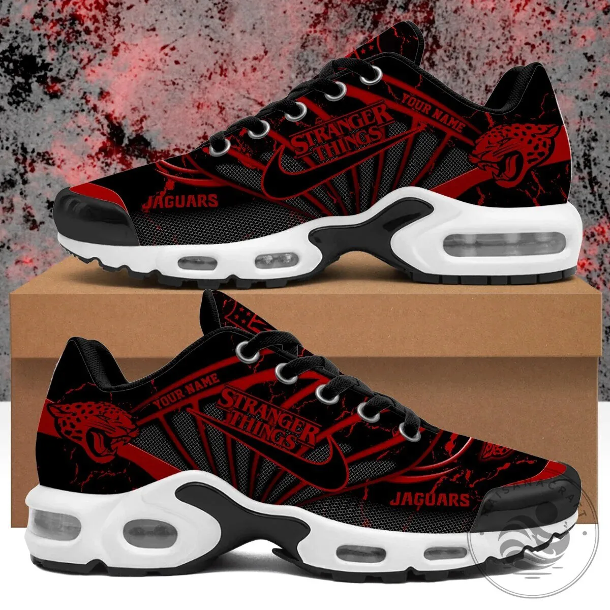 Stranger Things Jacksonville Jaguars Personalized Air Max Shoes