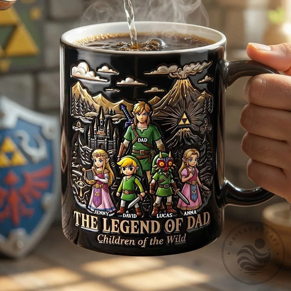 Legend of Zelda Father's Day Children of the Wild Coffee Mug 8 Legend of Zelda Father