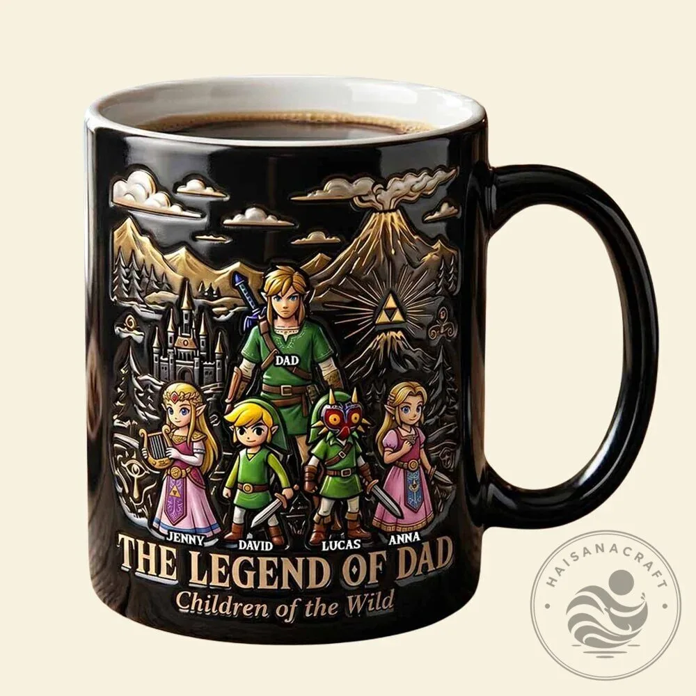 Legend of Zelda Father's Day Children of the Wild Coffee Mug 9 Legend of Zelda Father