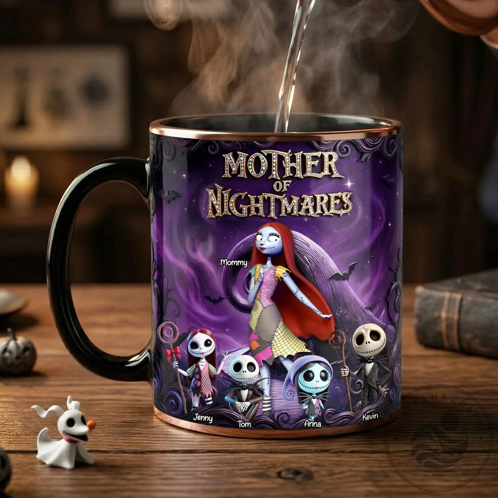 Nightmare Before Christmas Mother of Nightmares Personalized Coffee Mug