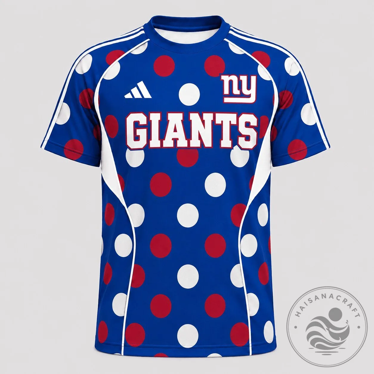 New York Giants Polka Dot Premium Game Day Sports Jersey