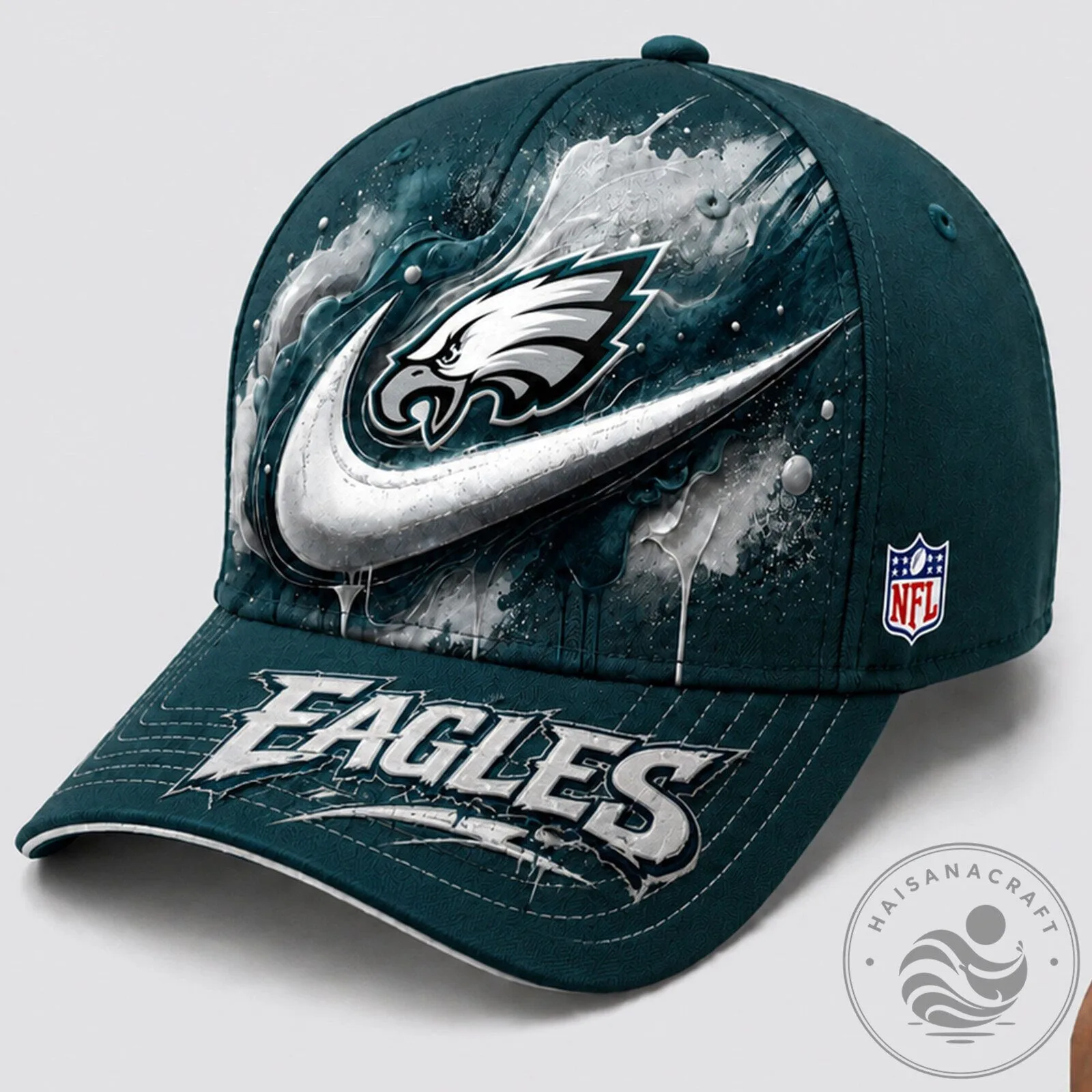 Philadelphia Eagles Nike Paint Burst Fan Pride Classic Cap Hat