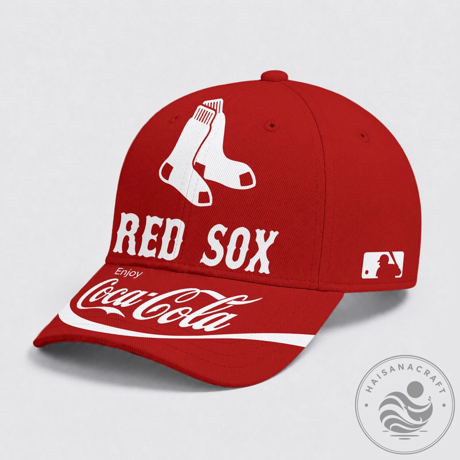 Boston Red Sox Baseball Coca-Cola Red Adjustable Cap Hat
