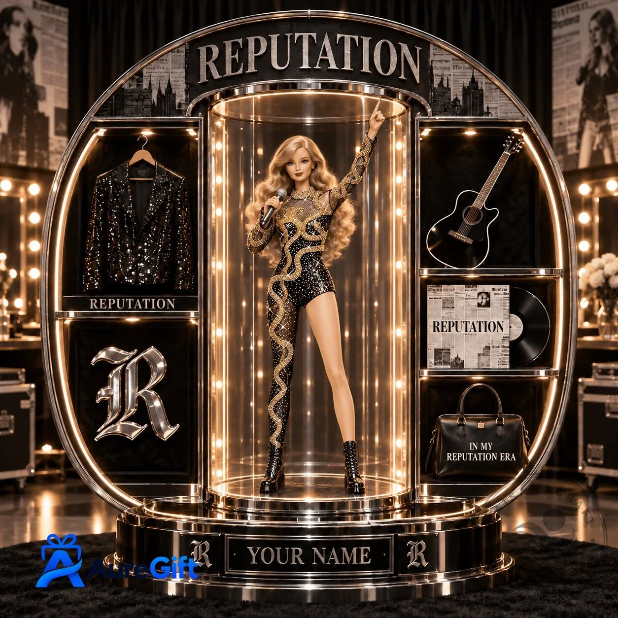 Taylor Swift Reputation Album Era Personalized Acrylic Block Plaque