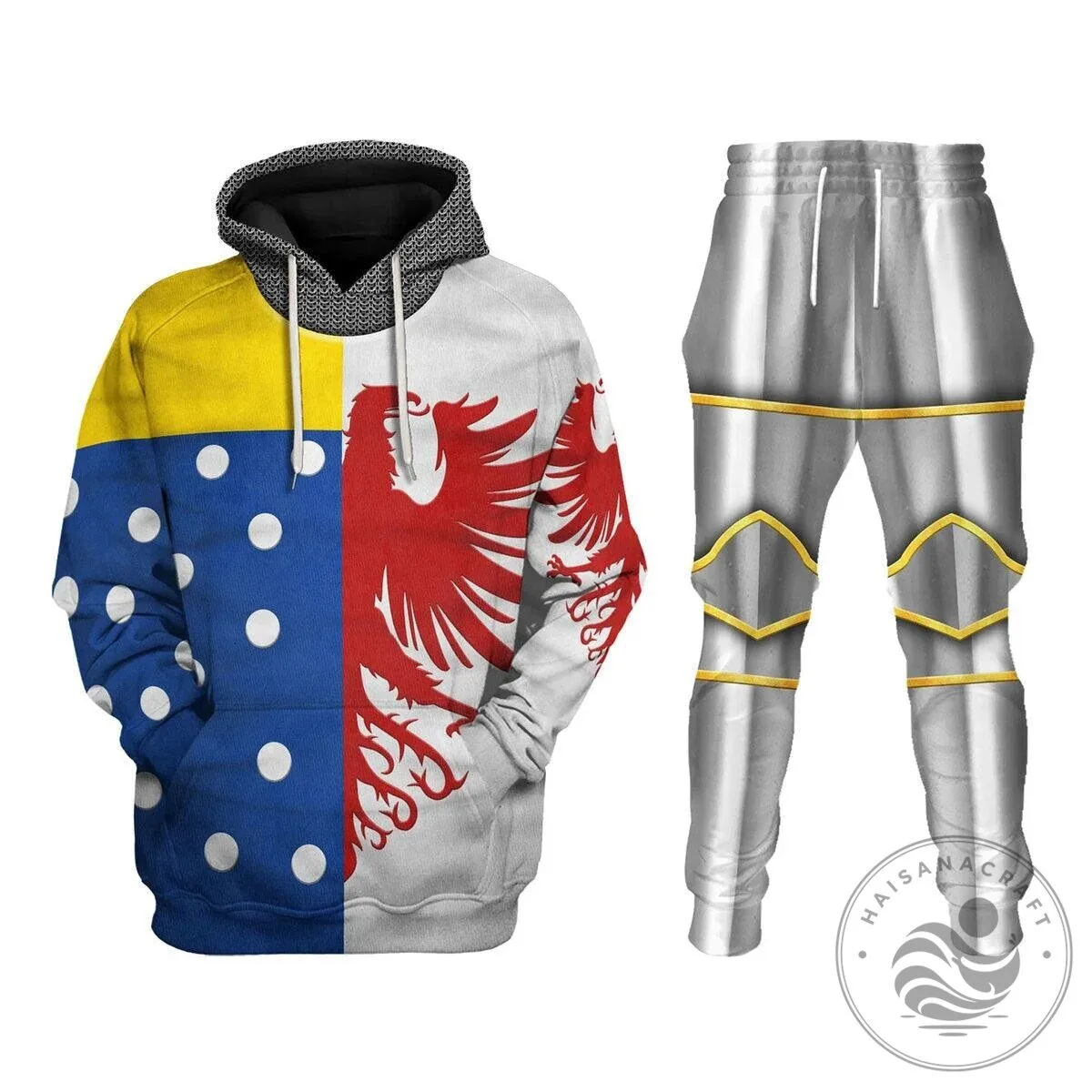 Knight Armor Suit of Jean le Meingre Battle of Agincourt Costume Hoodie 11 Knight Armor Suit of Jean le Meingre Battle of Agincourt Costume Hoodie