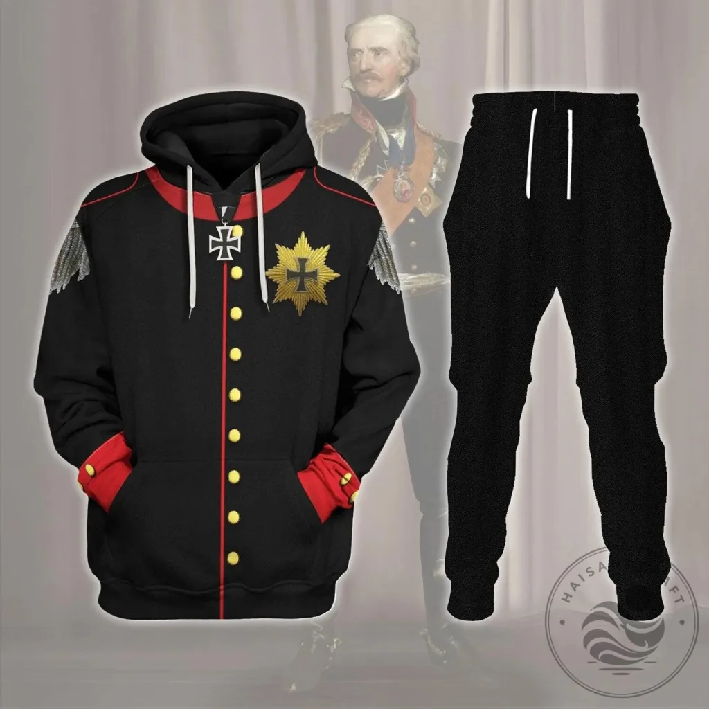 Prussian General Gebhard Leberecht Von Blucher Costume Hoodie Prussian General Gebhard Leberecht Von Blucher Costume Hoodie