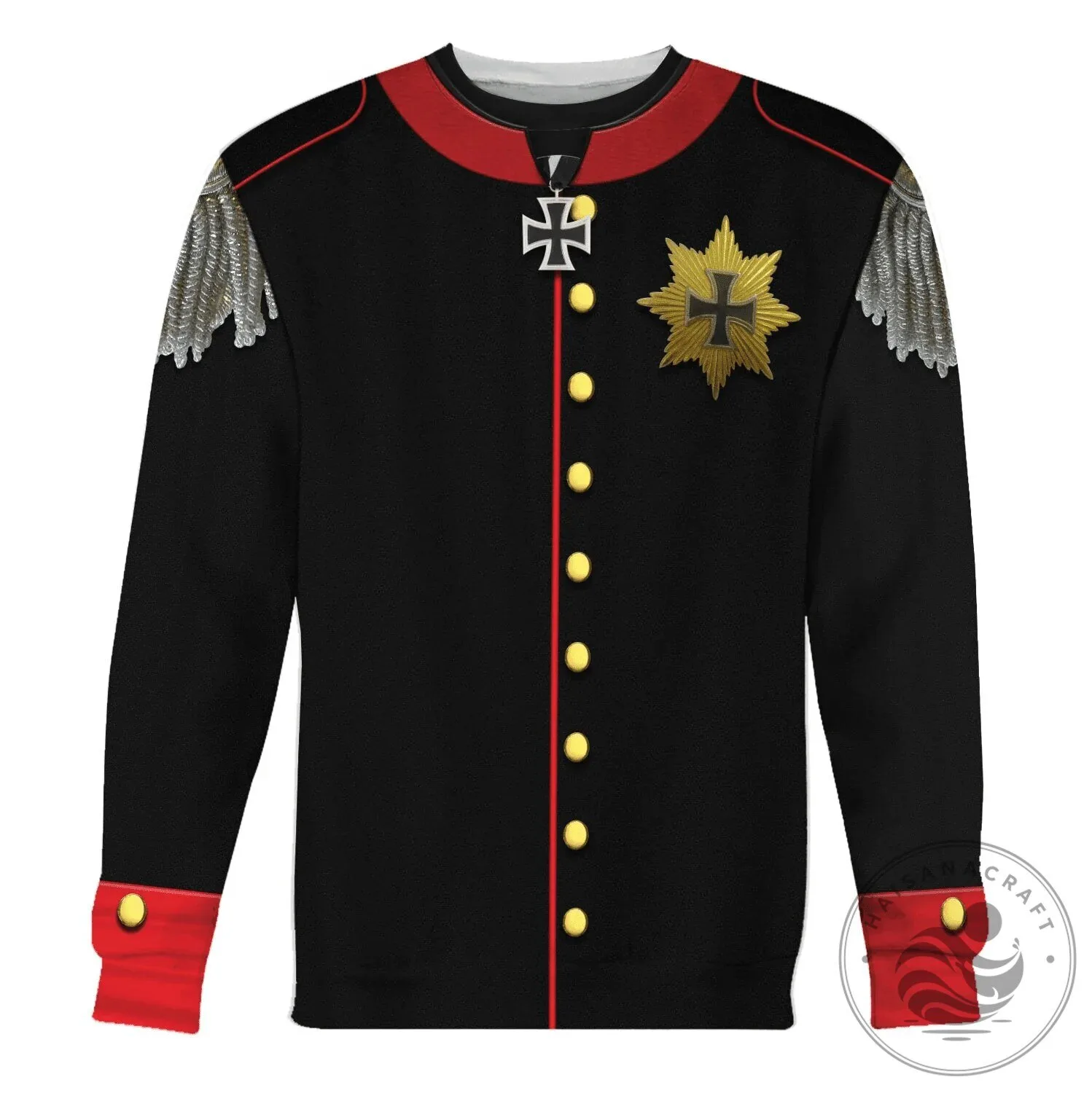Prussian General Gebhard Leberecht Von Blucher Costume Hoodie 16 Prussian General Gebhard Leberecht Von Blucher Costume Hoodie