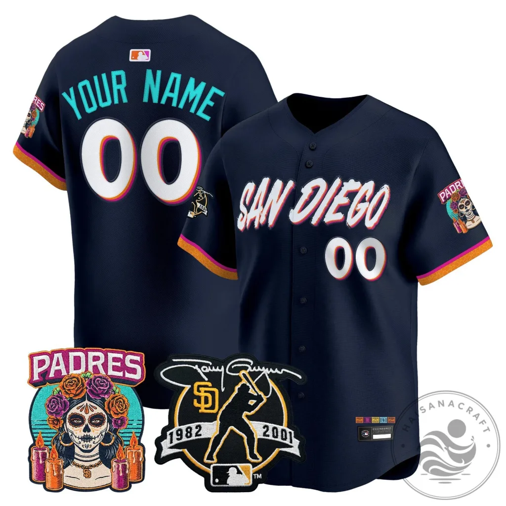 San Diego Padres City Connect Vapor Premier Limited Custom Baseball Jersey 47 San Diego Padres City Connect Vapor Premier Limited Custom Baseball Jersey