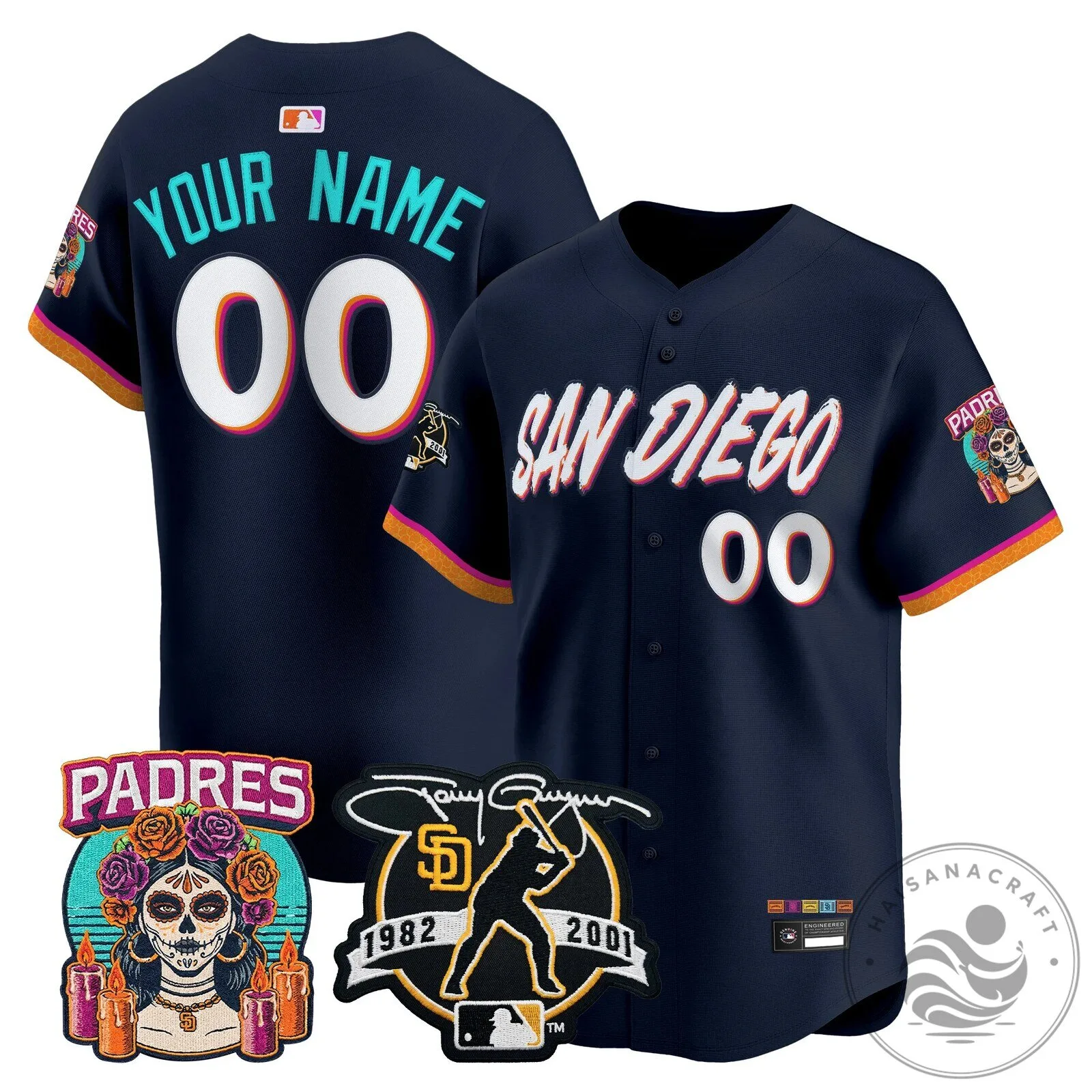 San Diego Padres City Connect Vapor Premier Limited Custom Baseball Jersey
