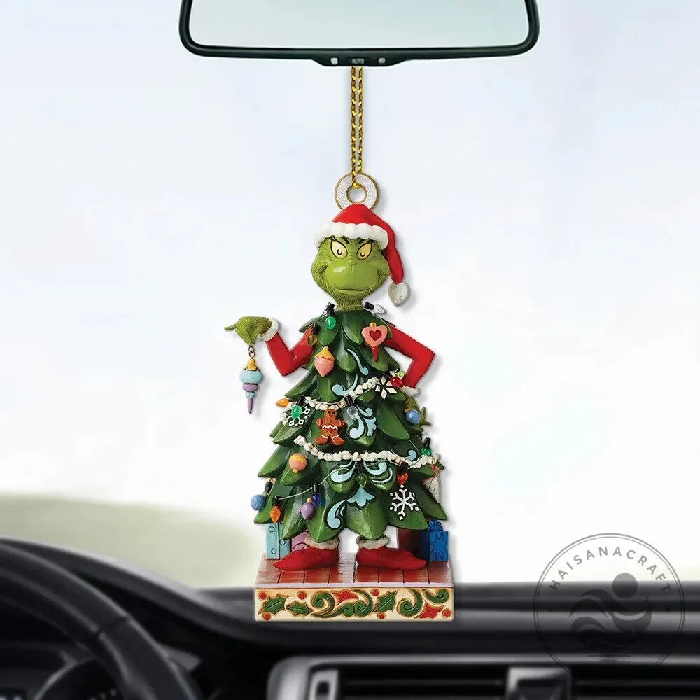 The Grinch Dressed As Christmas Tree Holiday Hanging Ornament Decoration 13 The Grinch Dressed As Christmas Tree Holiday Hanging Ornament Decoration