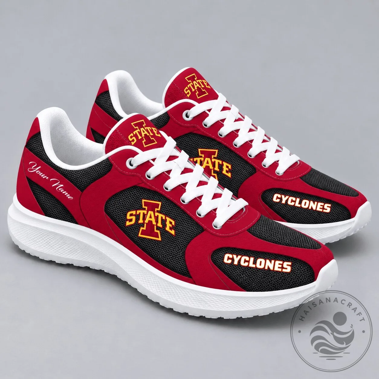 Iowa State Cyclones Custom Name Running Shoes