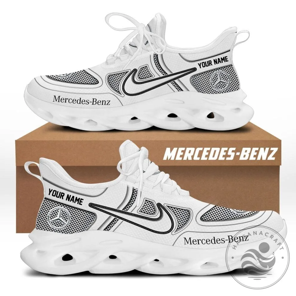 Mercedes-Benz Custom Name White Running Shoes for Men and Women 7 Mercedes-Benz Custom Name White Running Shoes for Men and Women
