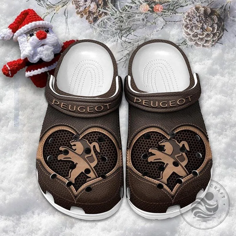 Peugeot Logo Heart Custom Name Classic Casual Shoes