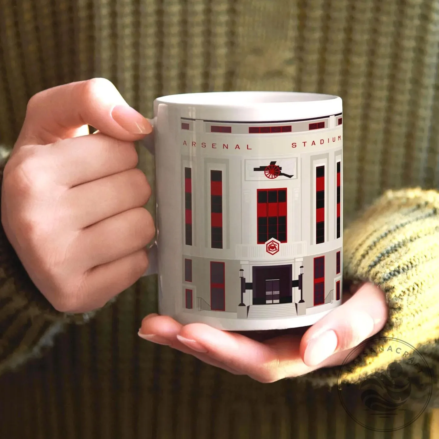 Arsenal Football Club Stadium Highbury Ground Design Coffee Mug 9 Arsenal Football Club Stadium Highbury Ground Design Coffee Mug