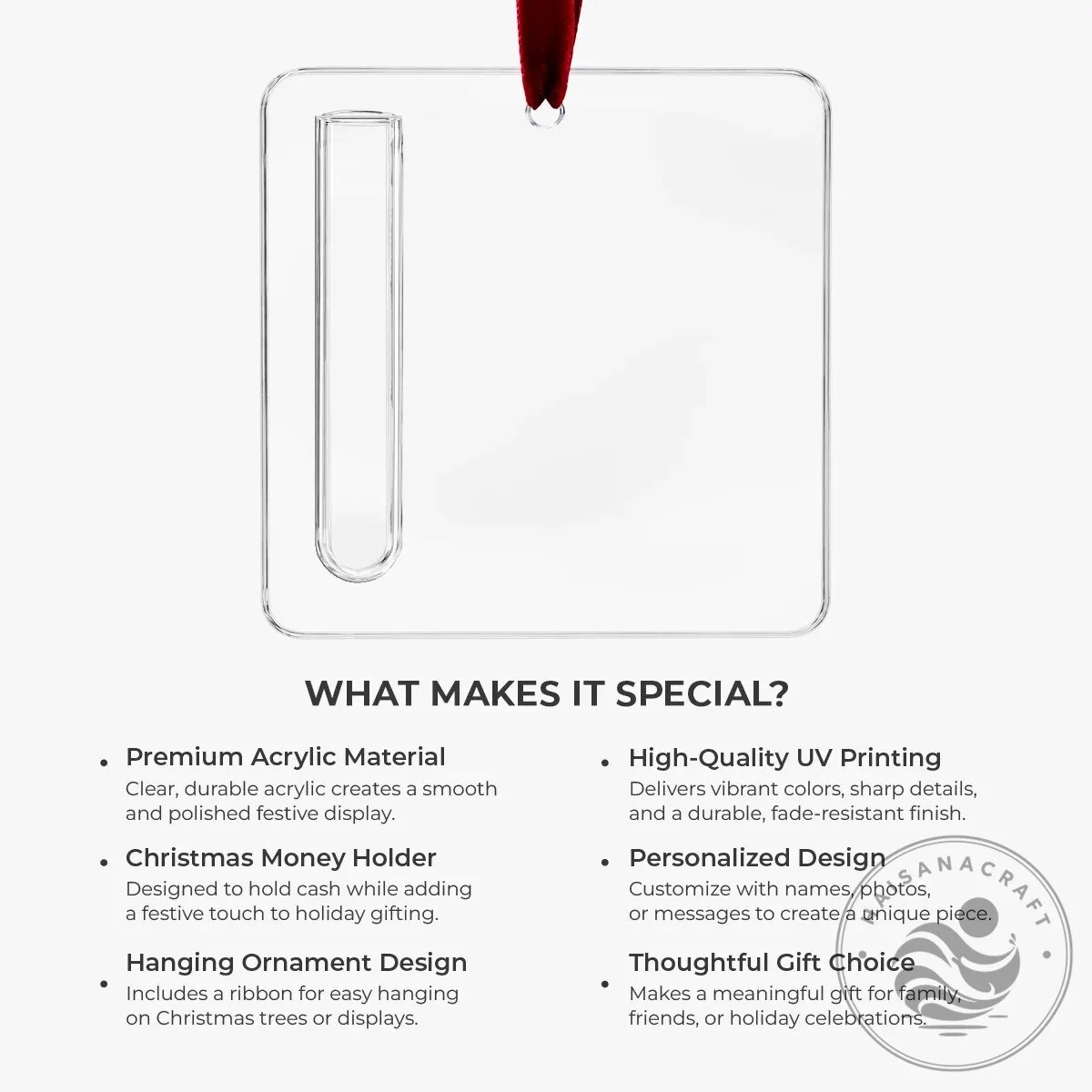 Personalized Sourdough Baker Definition Acrylic Christmas Money Holder Ornament 15 Personalized Sourdough Baker Definition Acrylic Christmas Money Holder Ornament