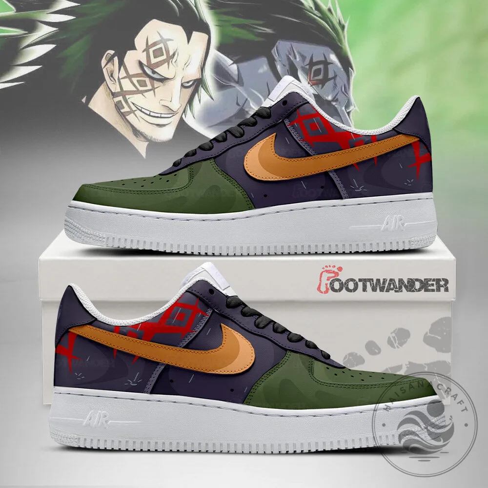 Monkey D. Dragon One Piece Anime Custom Embossed Logo Athletic Shoes