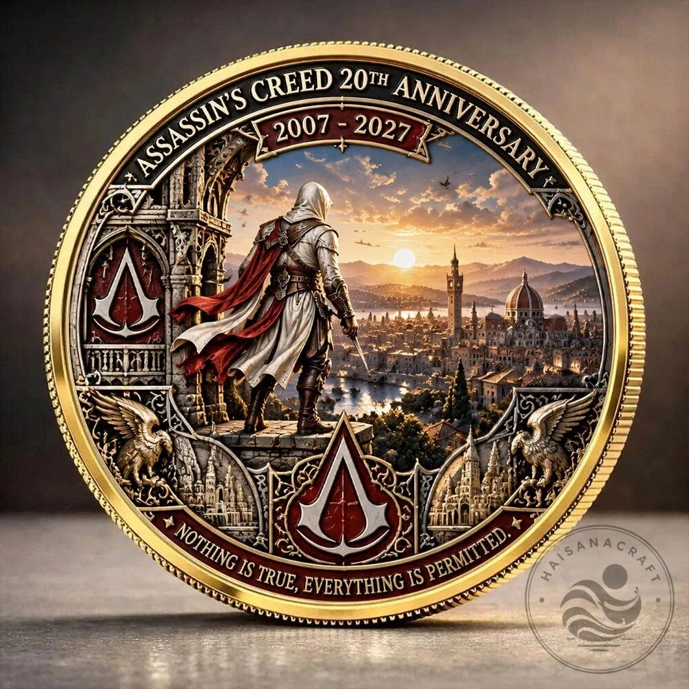Assassin's Creed 20th Anniversary Commemorative Coin Collectible