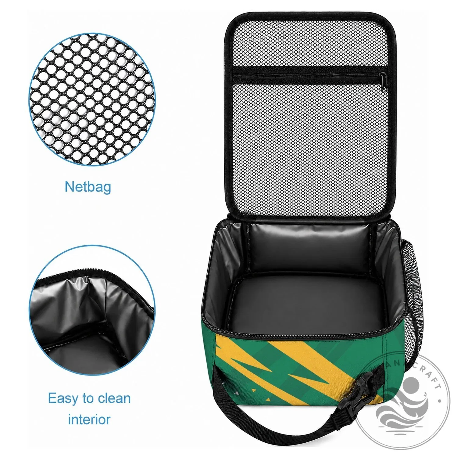 Jamaica Tallawahs Cricket Team Logo Insulated Lunch Bag Cooler 9 Jamaica Tallawahs Cricket Team Logo Insulated Lunch Bag Cooler