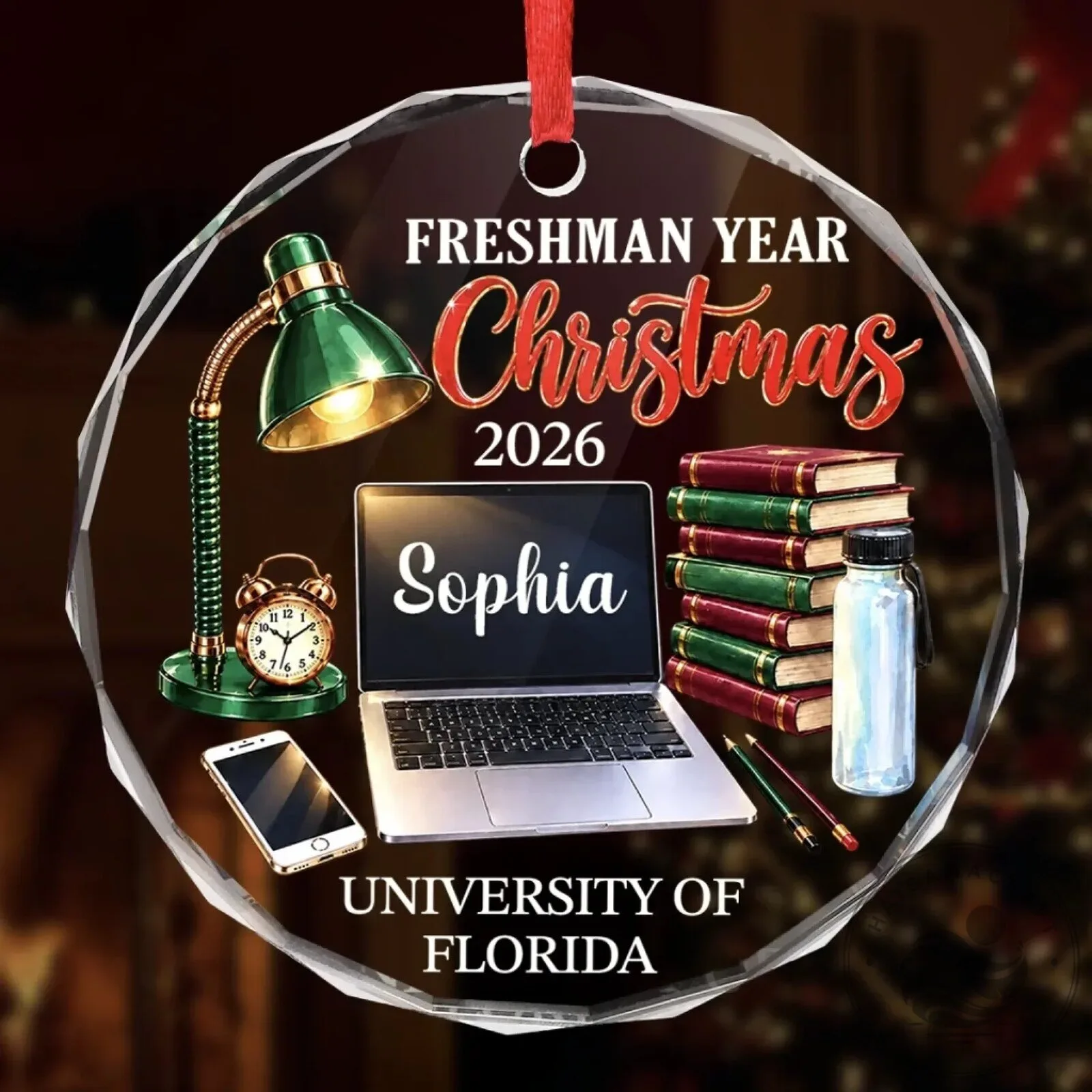 Personalized Freshman Year Christmas 2026 University of Florida Ornament 11 Personalized Freshman Year Christmas 2026 University of Florida Ornament