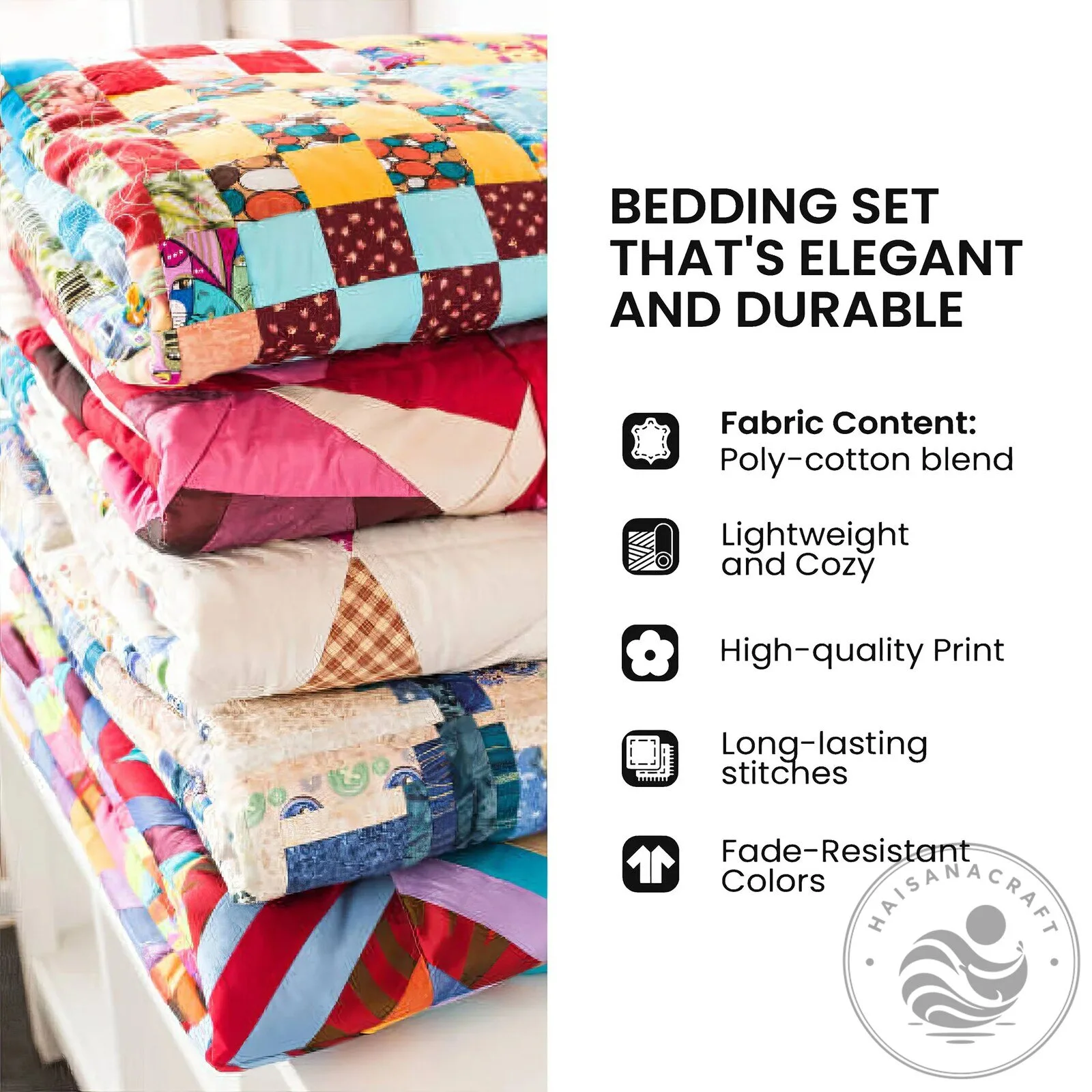 Christmas Santa Claus Chimney Quilted Bedding Set with Pillow Shams 9 Christmas Santa Claus Chimney Quilted Bedding Set with Pillow Shams