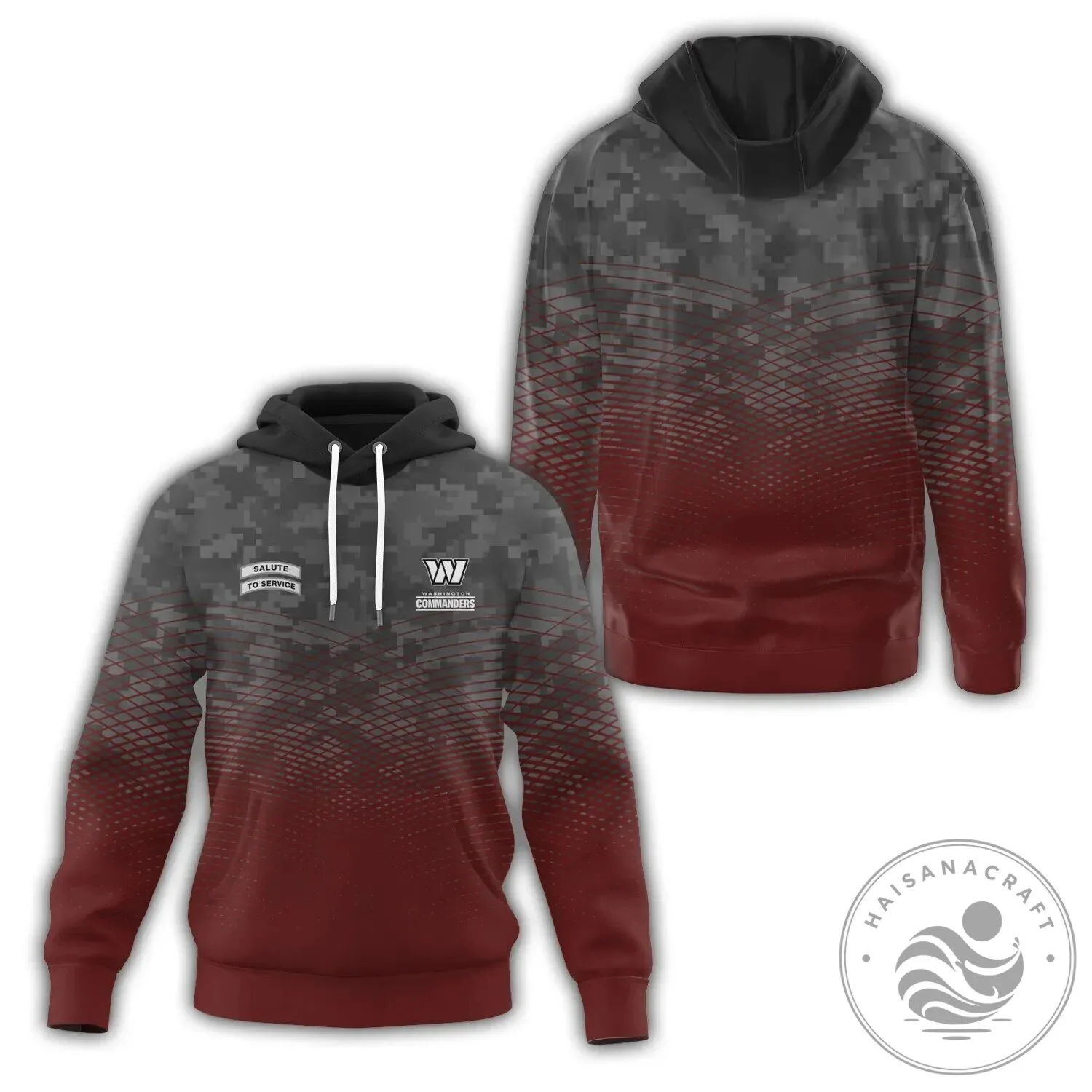 Salute To Service Hoodie in Digital Camouflage by Washington Commanders