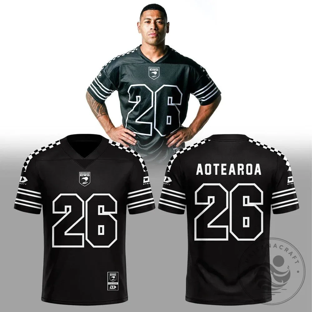 New Zealand Kiwis Rugby League 2026 Lifestyle Football Jersey 4 New Zealand Kiwis Rugby League 2026 Lifestyle Football Jersey