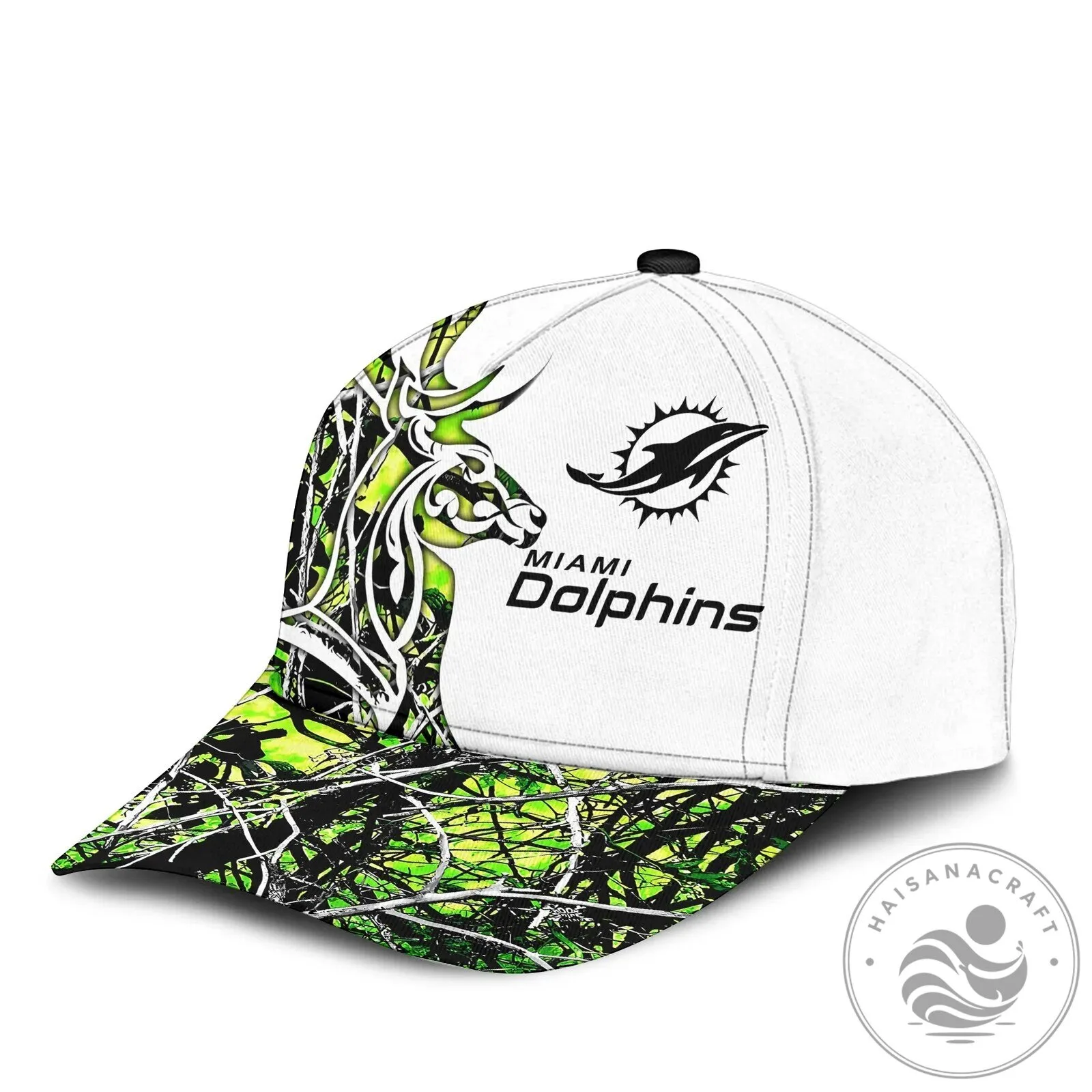 Deer Hunting Camouflage Hat with Miami Dolphins Logo 14 Deer Hunting Camouflage Hat with Miami Dolphins Logo