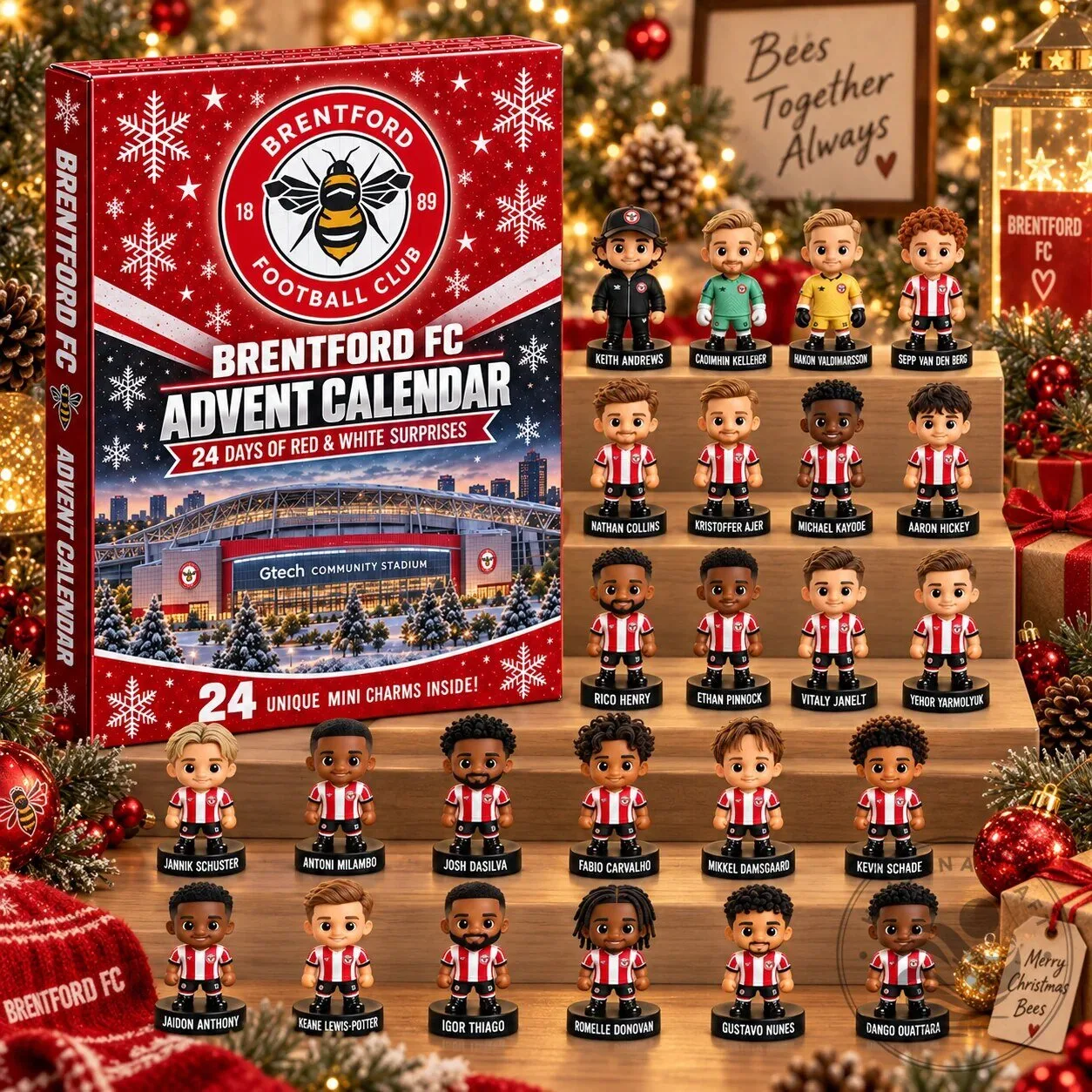 Brentford Football Club 24 Days of Surprises Advent Calendar