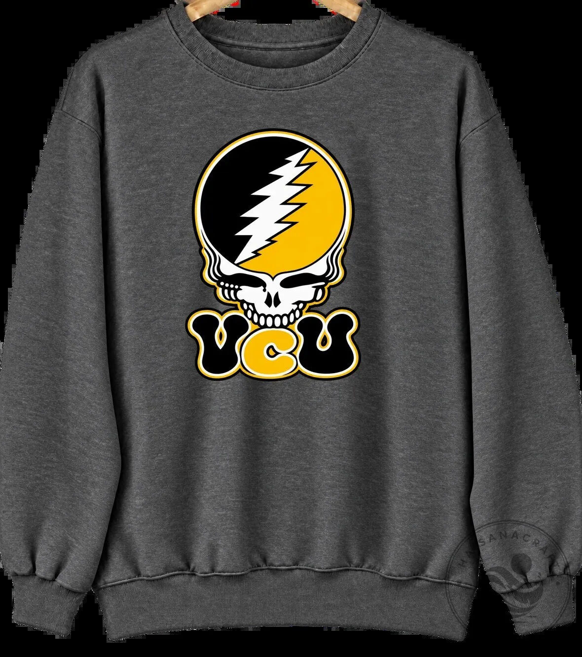 Virginia Commonwealth University Grateful Dead Steal Your Face Skull Sweatshirt