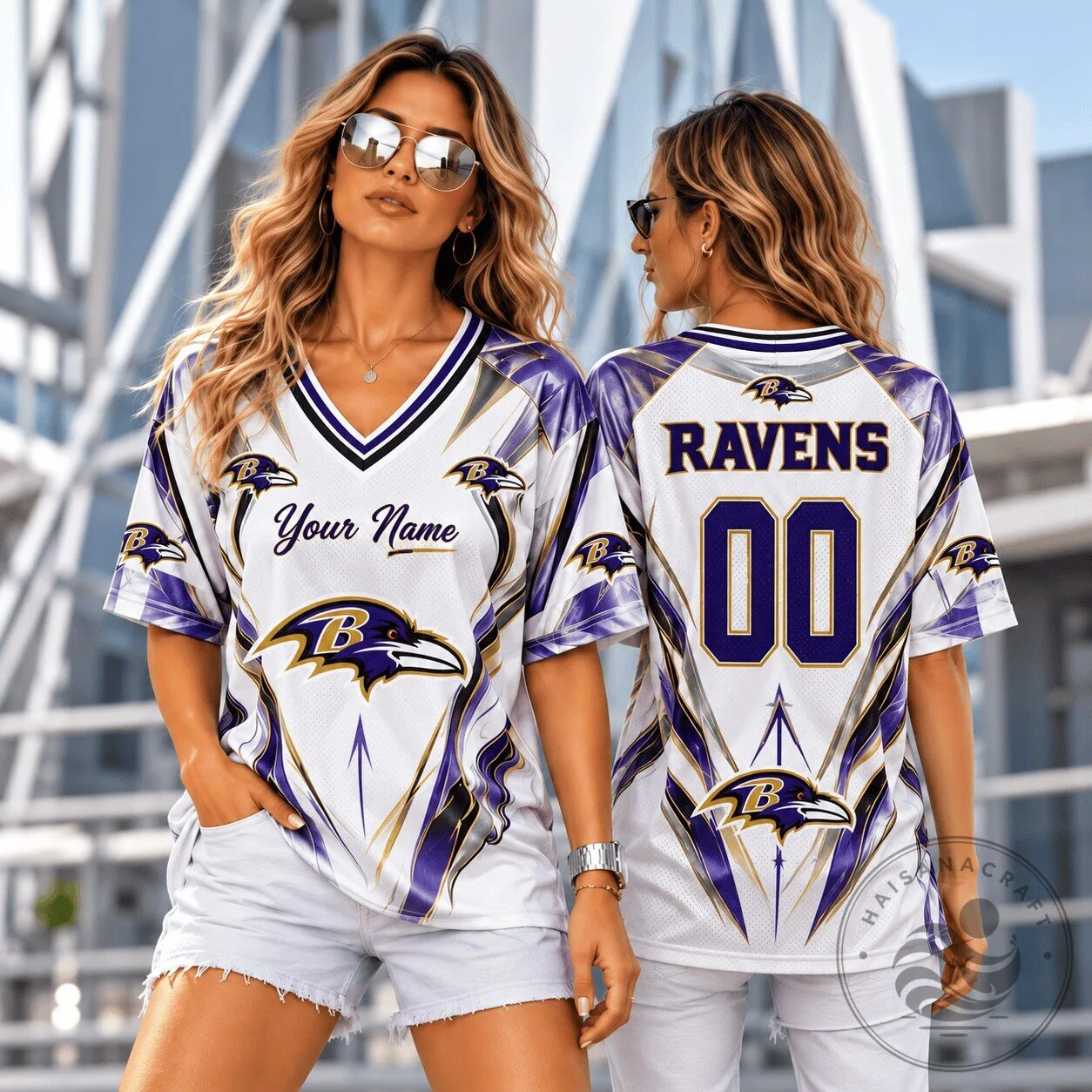 Baltimore Ravens Personalized Name and Number NFL Football Jersey 2 Baltimore Ravens Personalized Name and Number NFL Football Jersey